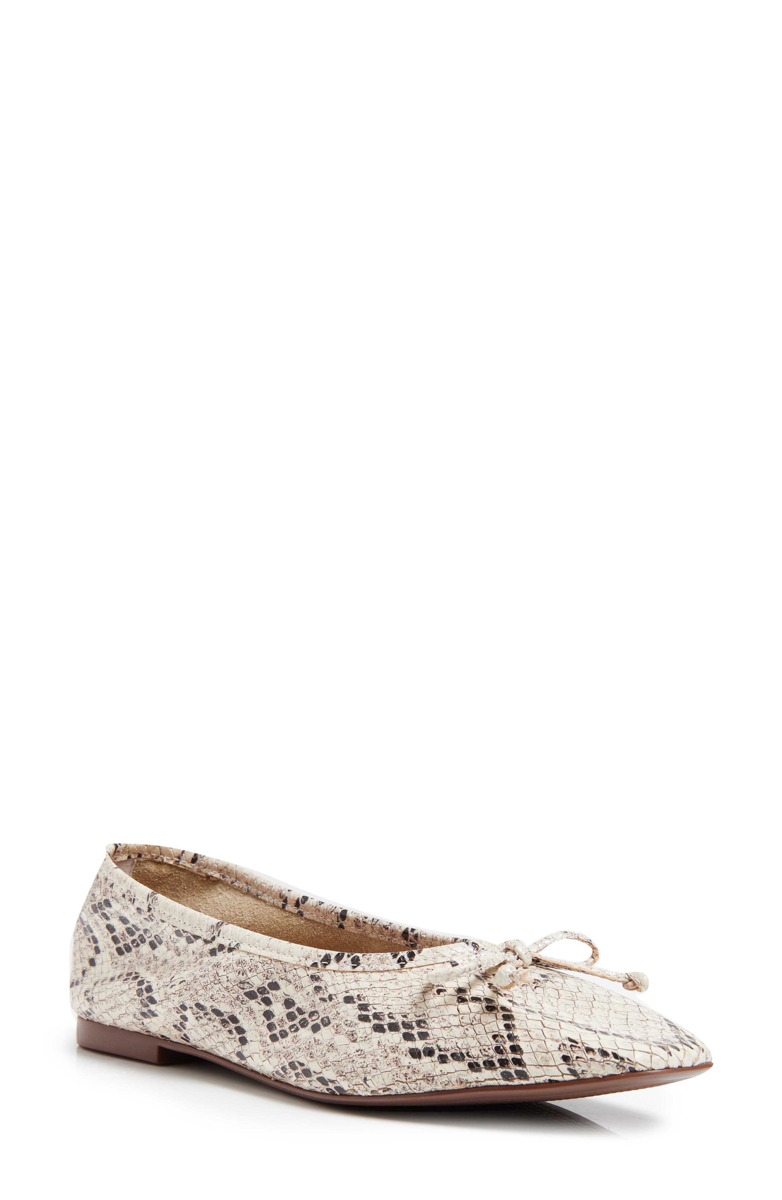arissa square toe ballet flat schutz