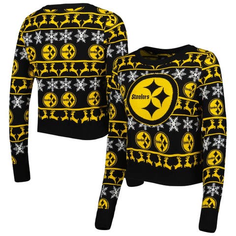 Pittsburgh Steelers NFL Adult Ugly Cardigan Sweater