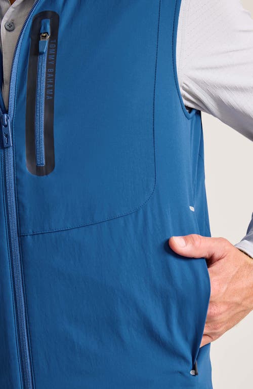 TOMMY BAHAMA TOMMY BAHAMA OCEAN DRIVER RECYCLED POLYESTER TWILL VEST