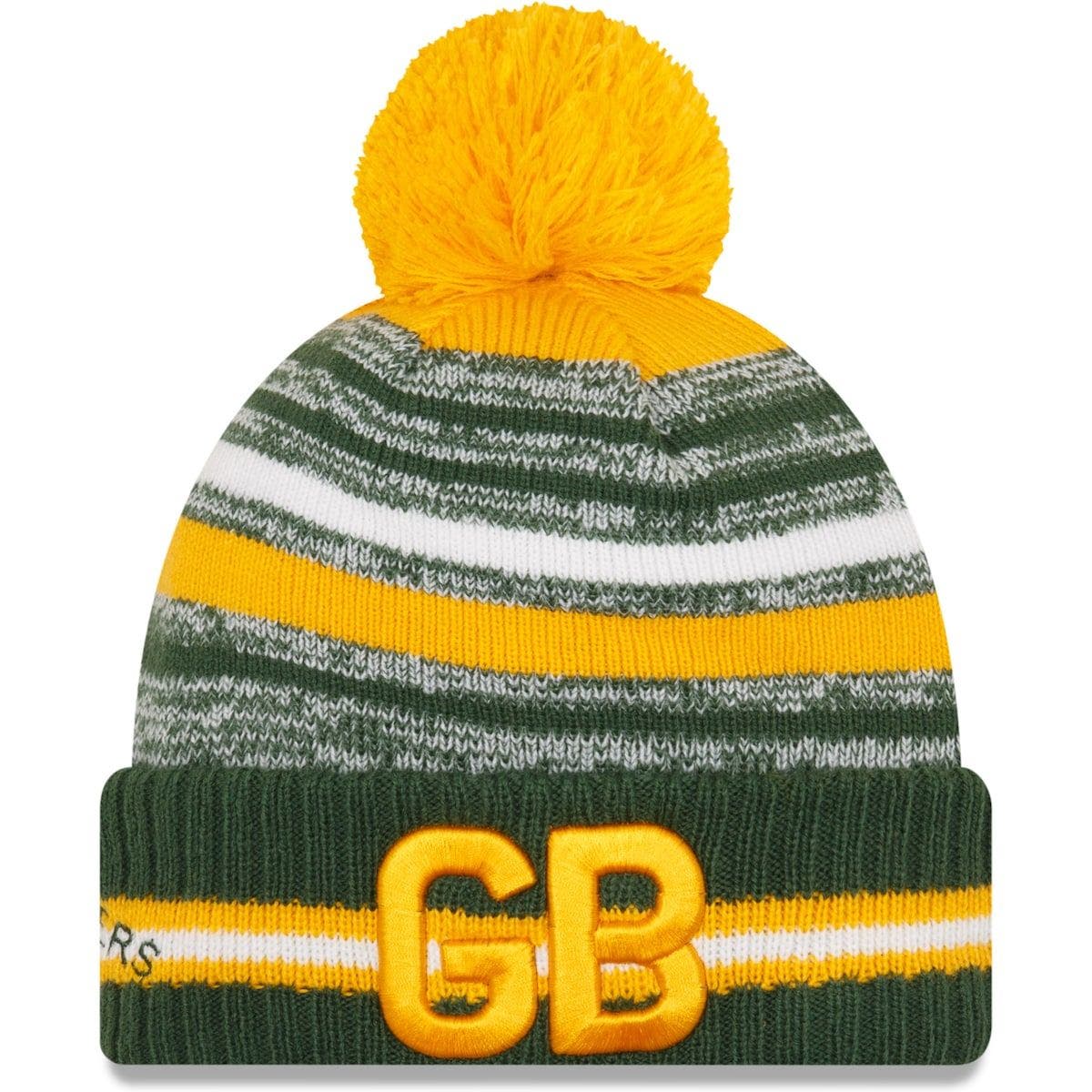 new era green bay packers knit hat