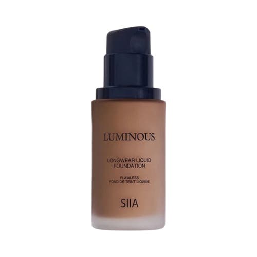 Siia Cosmetics Luminous Longwear Liquid Foundation In Americano