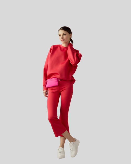 Shop Cynthia Rowley Bonded Active Pant In Red