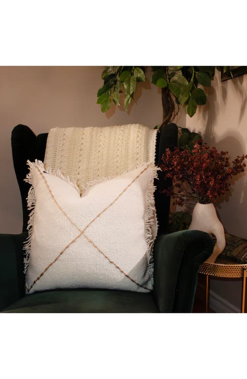 Shop Renwil Bulgaria Accent Pillow In Ivory