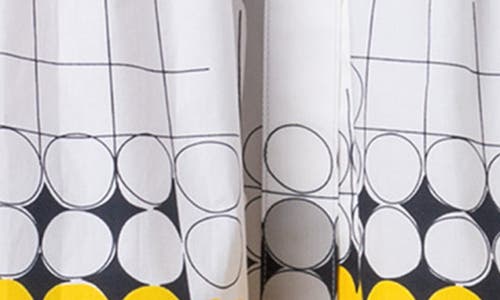 Akris Punto Polka-dot Print Cotton Skirt In Cream-tin-yellow