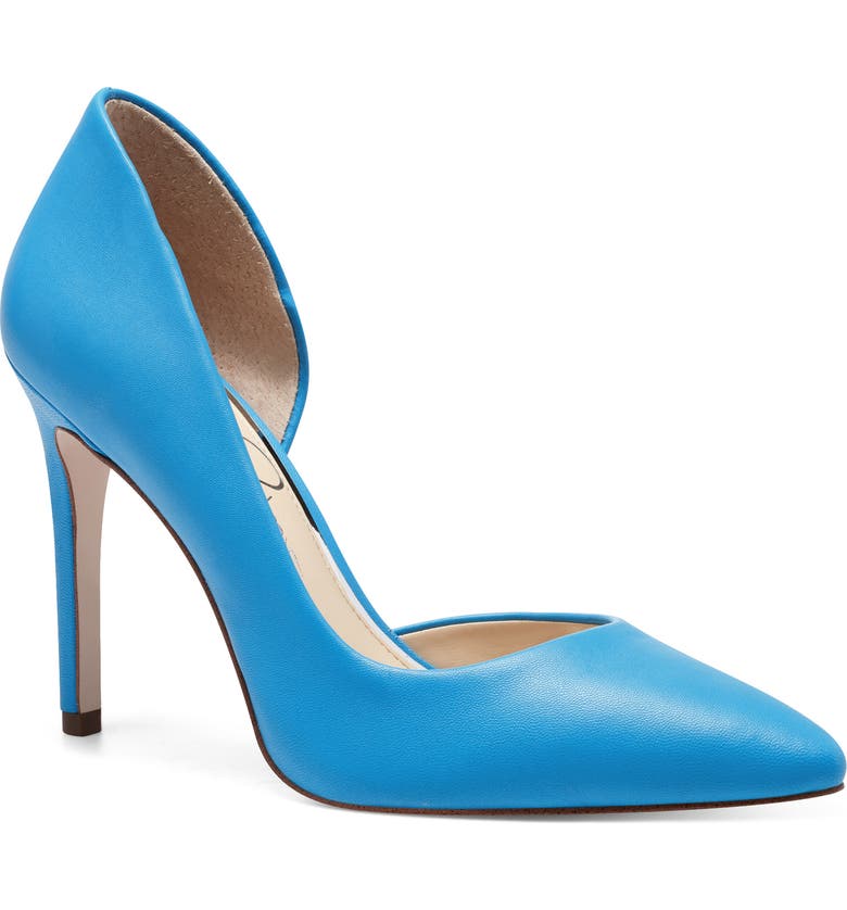 JESSICA SIMPSON Prizma Half-d'Orsay Pump, Main, color, SPRING POPPY