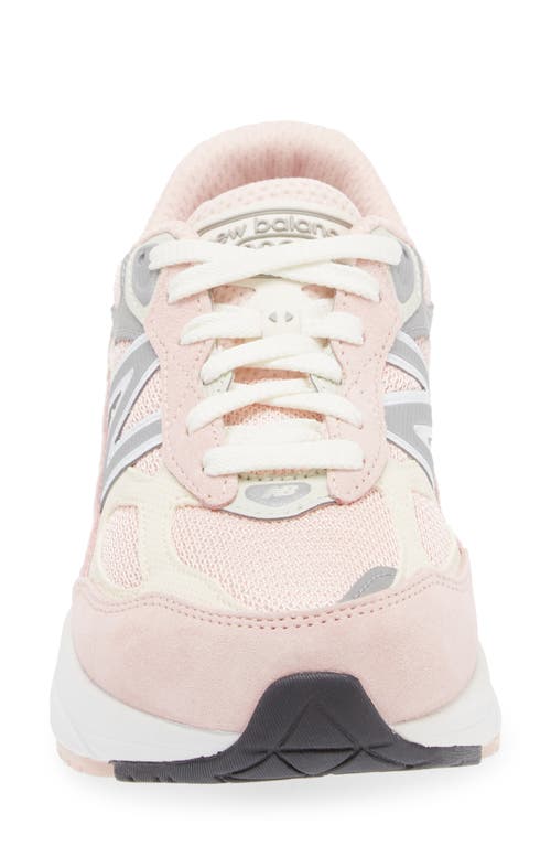 Shop New Balance Kids' 990v6 Sneaker In Pink Haze/white