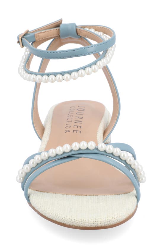 JOURNEE COLLECTION JOURNEE COLLECTION TULSI PEARLY BEADED SANDAL