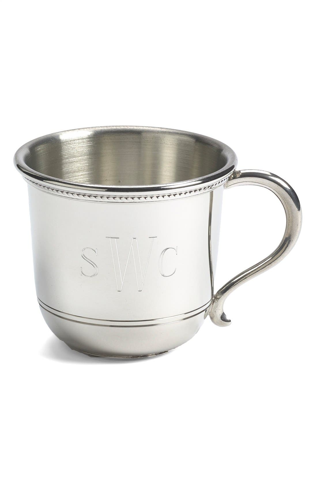 Salisbury Pewter 'Images' Personalized Baby Cup Nordstrom