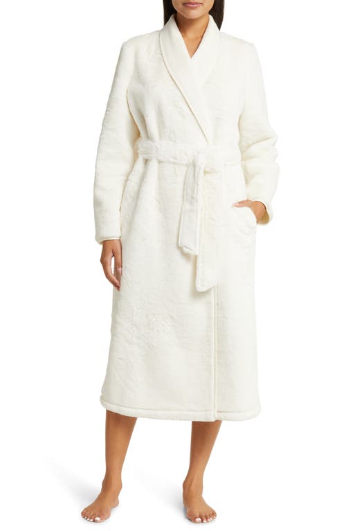 Nordstrom Recycled Polyester Faux Fur Robe at Nordstrom,