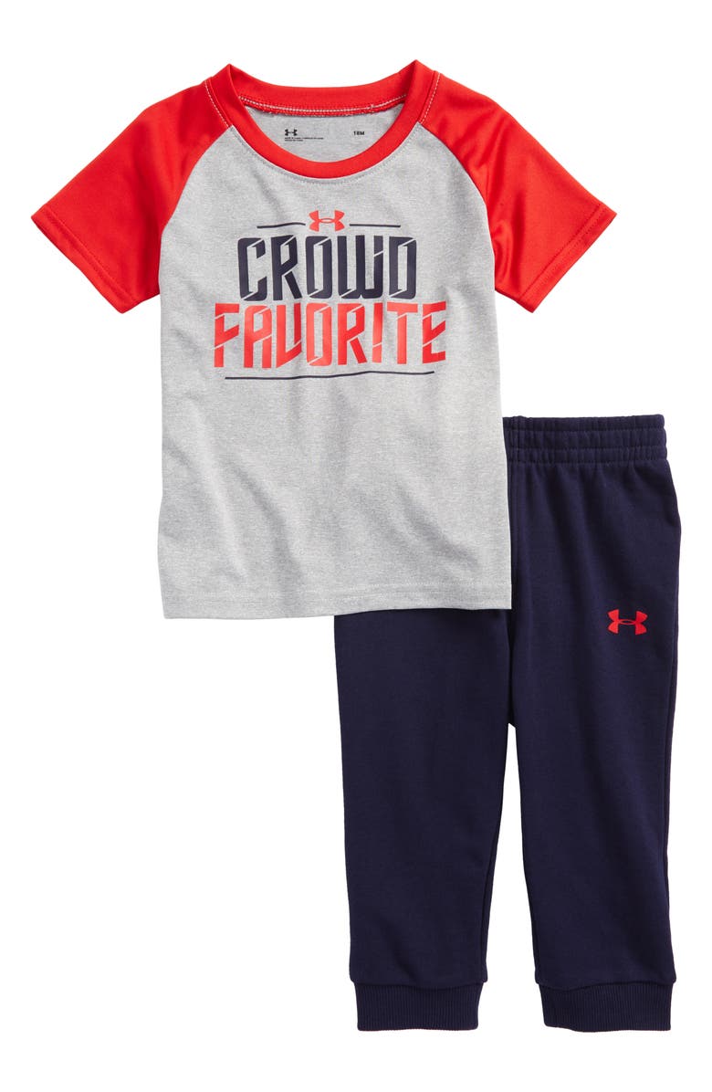Under Armour Crowd Favorite T Shirt Pants Set Baby Boys