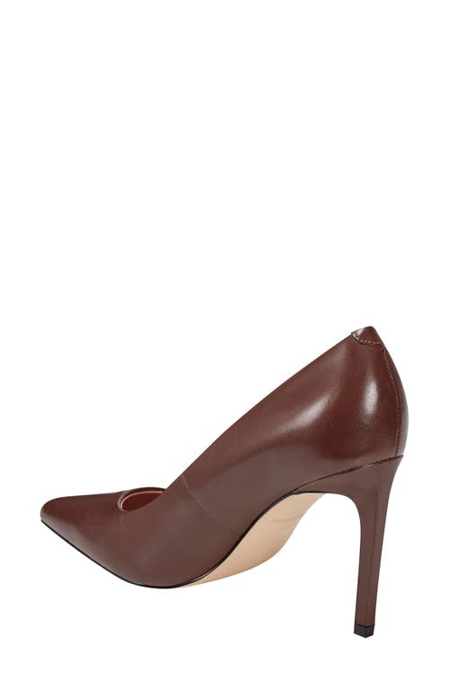 Shop Marc Fisher Ltd Olivy Stiletto Pump In Dark Brown