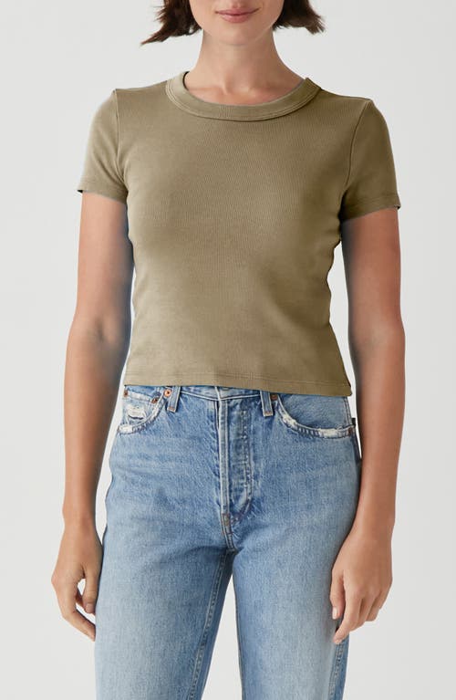 Michael Stars Mimi Crop T-Shirt in Olive at Nordstrom