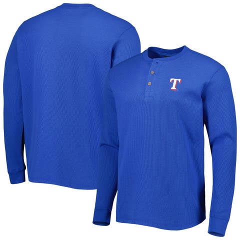 Men's Royal Texas Rangers Flip Mode Long Sleeve T-Shirt