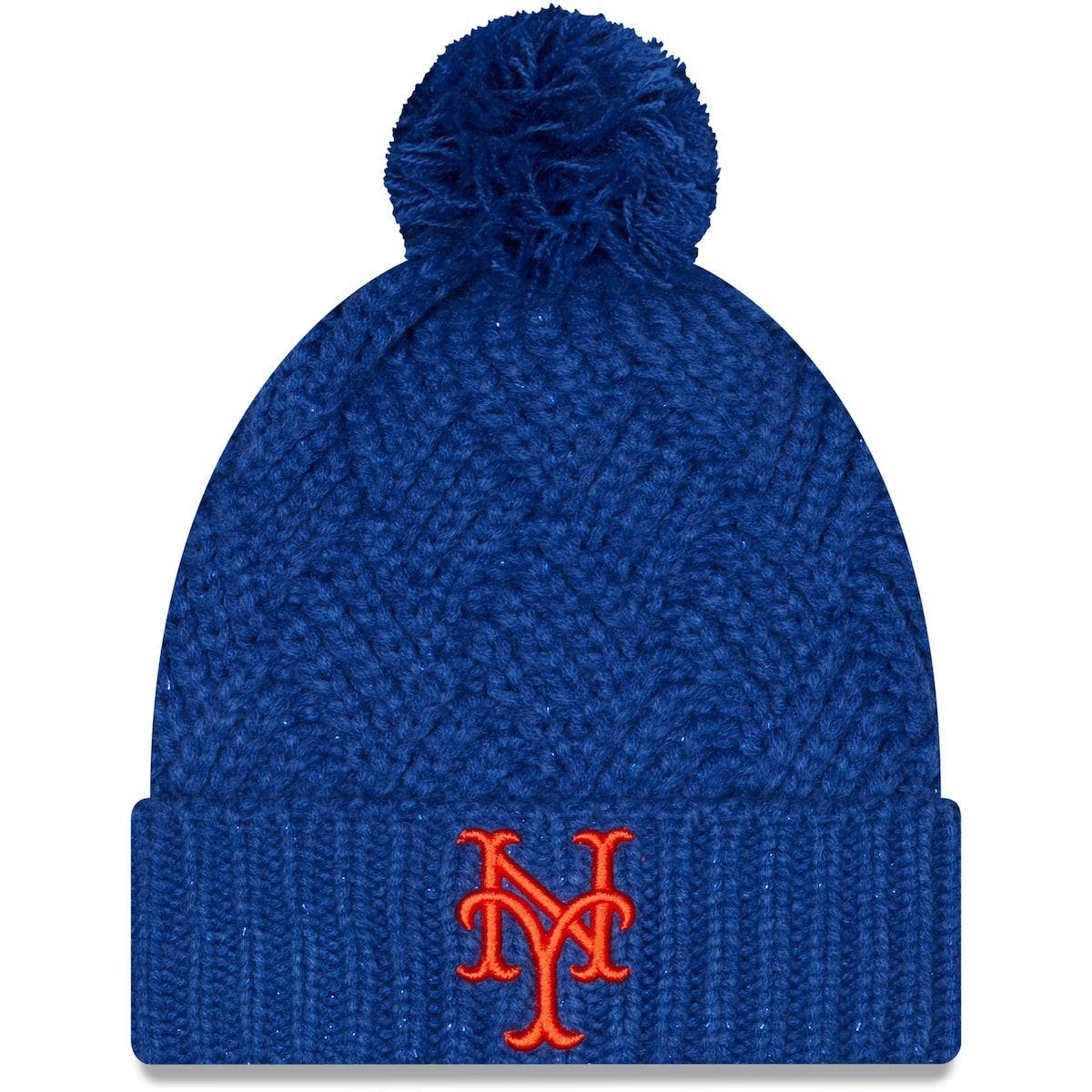 new york mets pom beanie