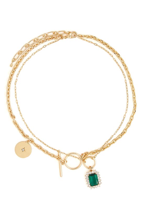 Petit Moments Tommy Layered Charm Necklace In Gold