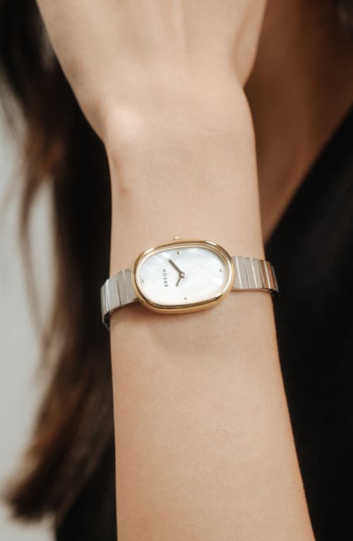 Breda Jane Bracelet Watch, 23mm In Gold/silver/pearl