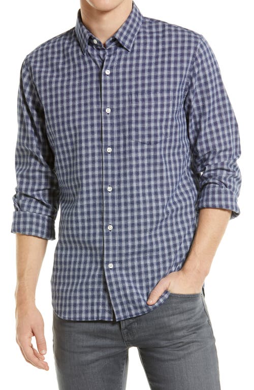Men's Slim Fit Stretch Flannel Button-Up Shirt in Bairo Plaid