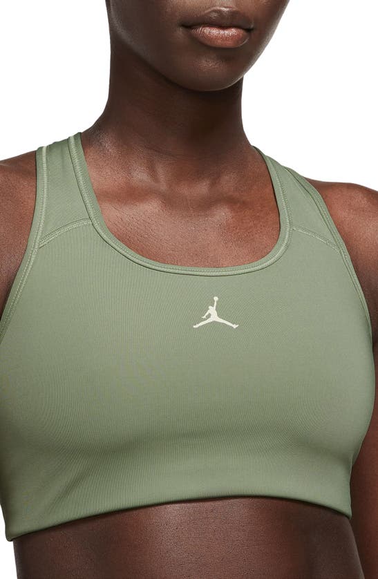 Jordan Women's  Jumpman Medium-support 1-piece Pad Sports Bra In Green