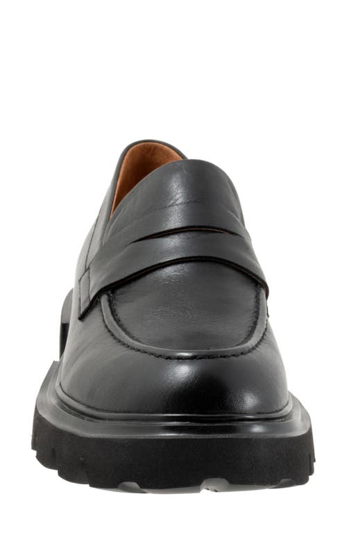 Shop Eos Footwear Ade Lugged Penny Loafer In Black