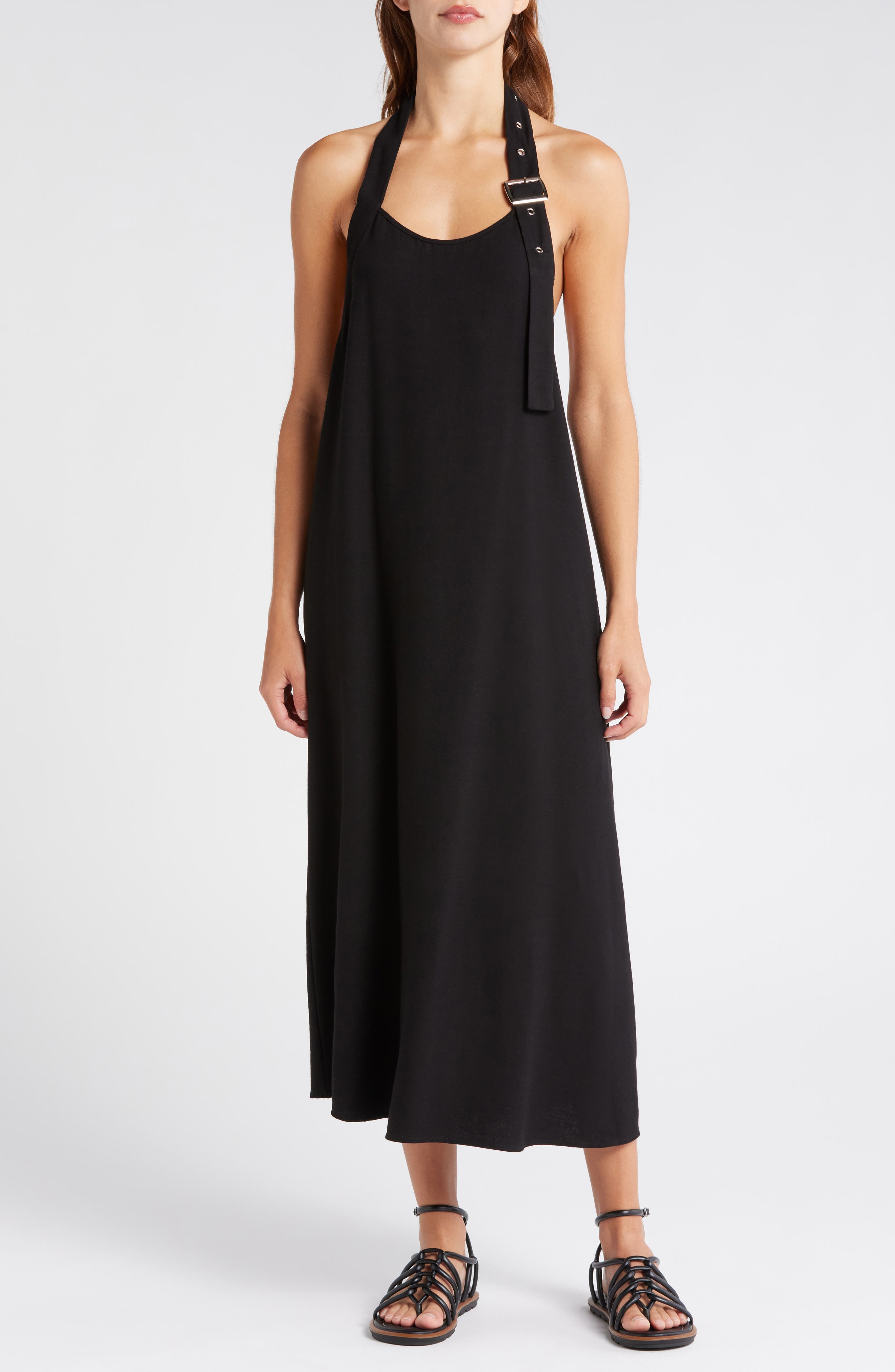 Nordstrom Cover-Up Halter Midi Dress | Nordstrom