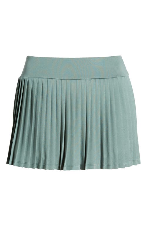 Shop Bp. Pleated Miniskort In Green Tree