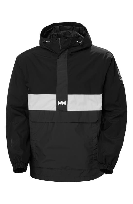 Shop Helly Hansen Waterproof Anorak In Black