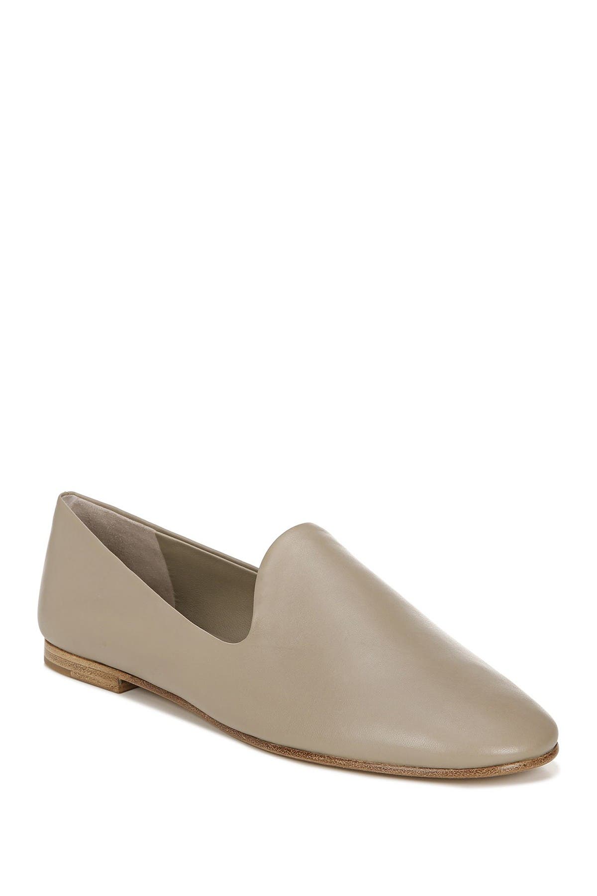 vince leather slip on shoes