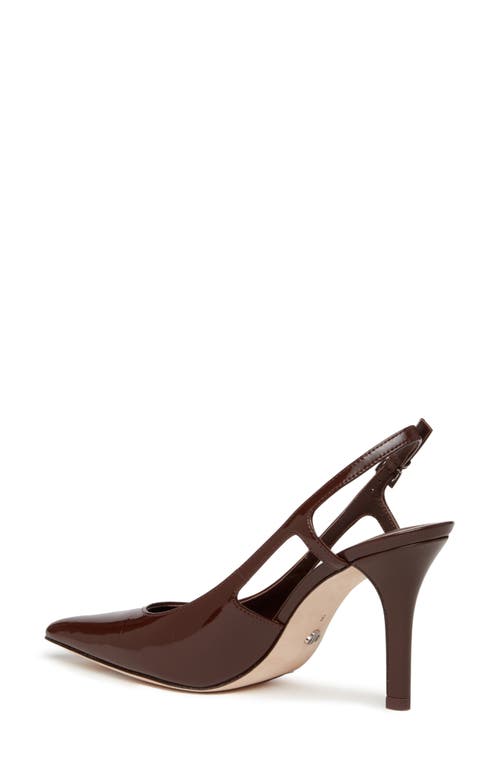 Shop Paige Samara Slingback Pointed Toe Pump In Chocolate