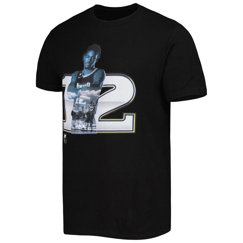 Shop Stadium Essentials Ja Morant Black Memphis Grizzlies Player Metro T-shirt