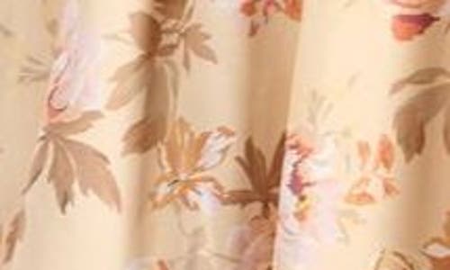 House Of Cb Alba Floral Stretch Cotton Midi Sundress In Sun Bleached