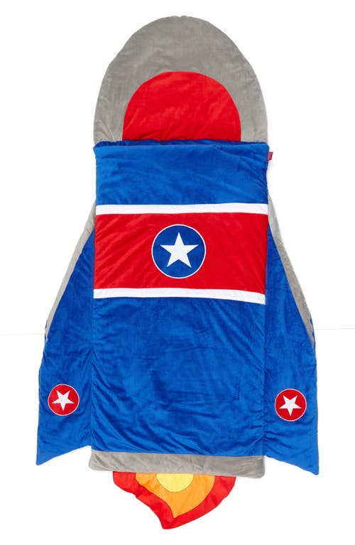 Bixbee Rocketflyer Fleece Sleeping Bag in Blue at Nordstrom