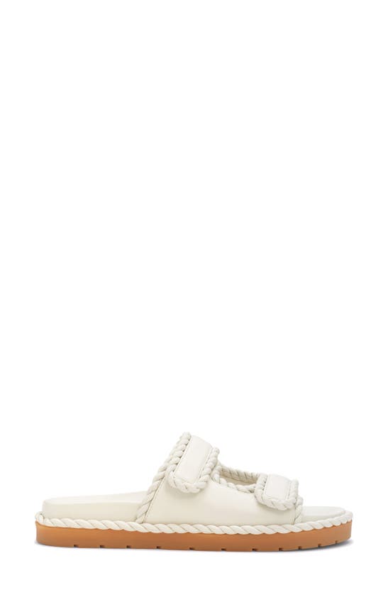 Shop Bottega Veneta Jack Slide Sandal In String