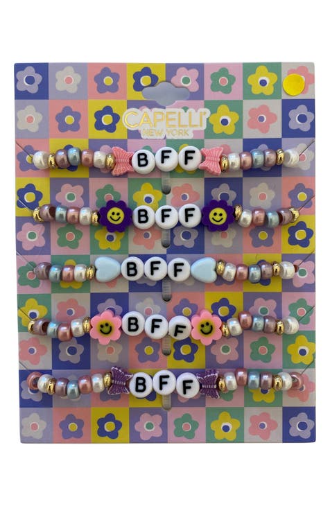 Kids' Assorted Set of 5 BFF Bracelets