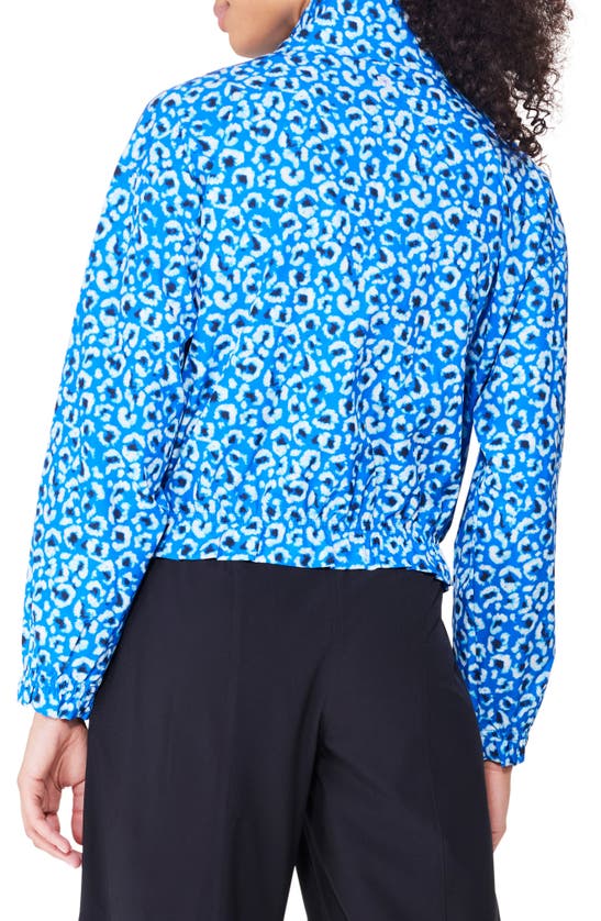 Nz Active By Nic+zoe Tech Stretch Crop Jacket In Blue Multi