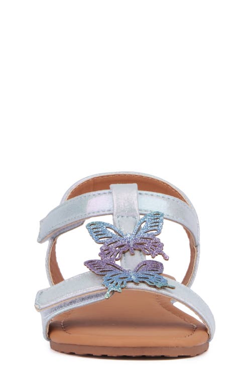 Olivia Miller Kids' Butterfly Ankle Strap Sandal In Purple