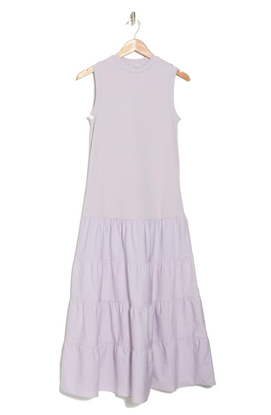 Shop Ted Baker London Sleeveless Tiered Maxi Dress In Lilac