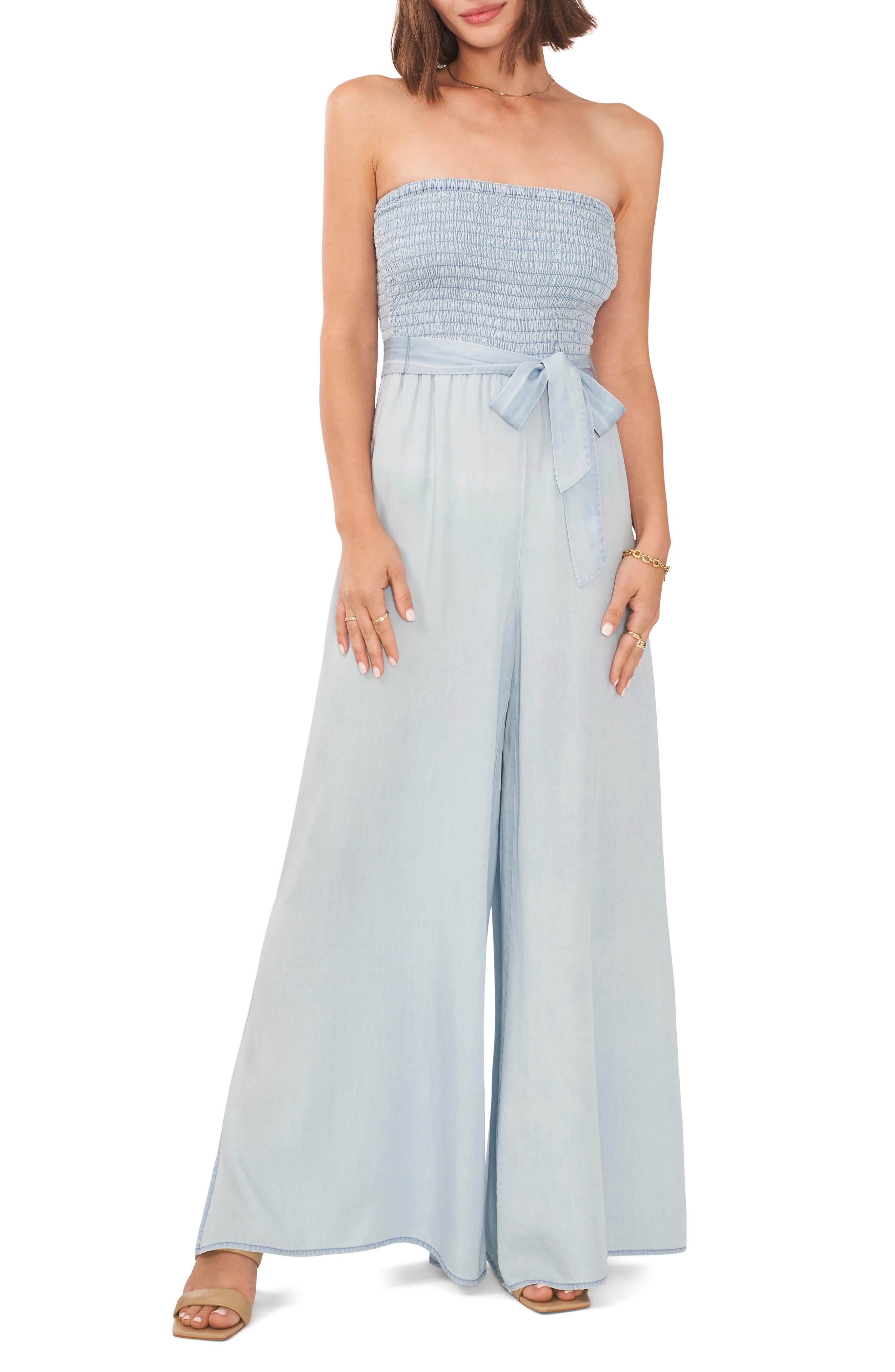 strapless jumpsuit nordstrom