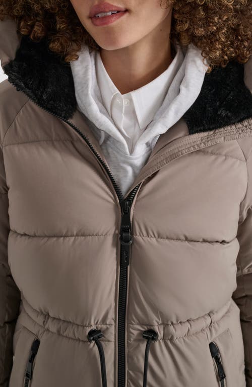 Dkny Stretch Puffer Jacket In Thistle