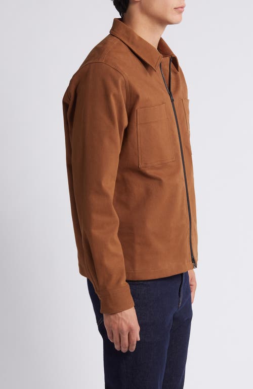 Shop Hugo Evalom Jacket In Medium Brown