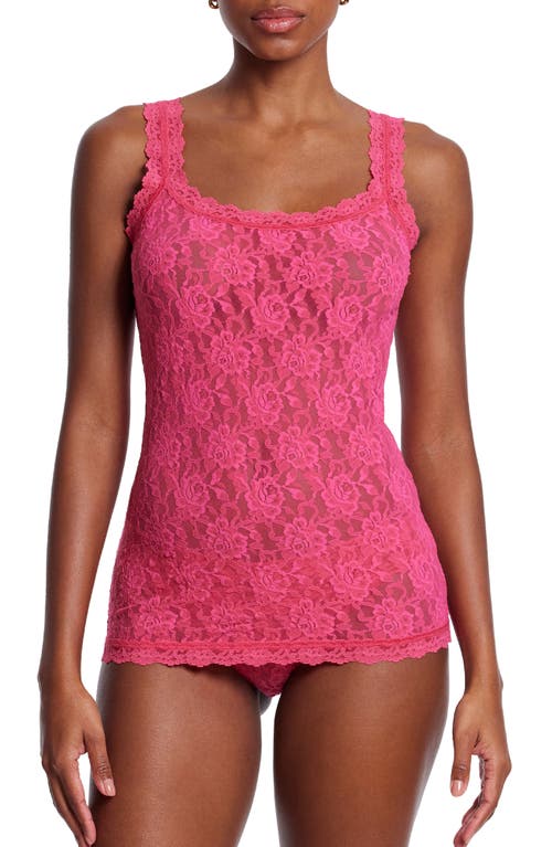 Shop Hanky Panky Lace Camisole In Morning Glory Pink