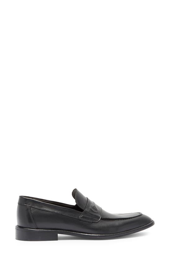 Shop Bruno Magli Seth Embossed Horsebit Loafer In Black