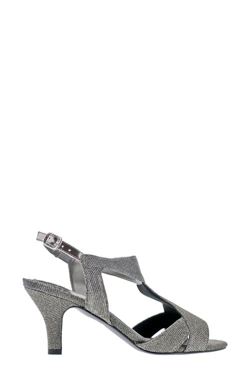 Ros Hommerson Lucky Slingback Kitten Heel Sandal In Silver