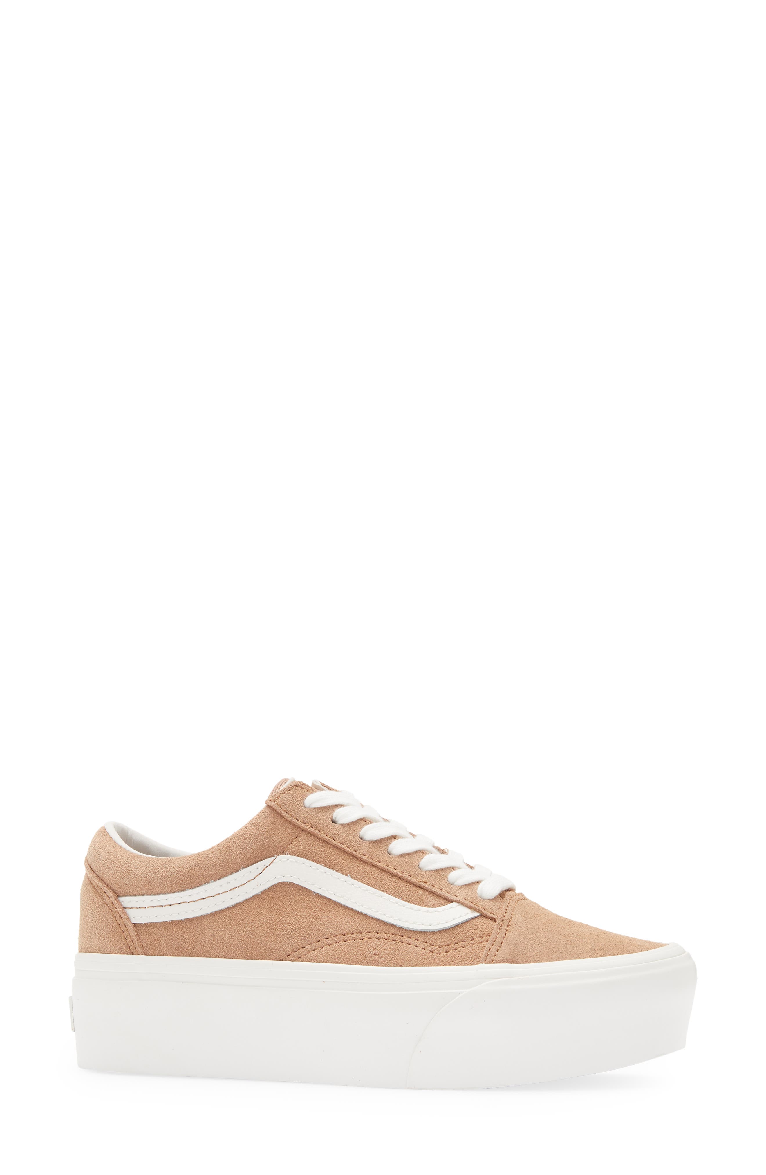 nude suede old skool vans