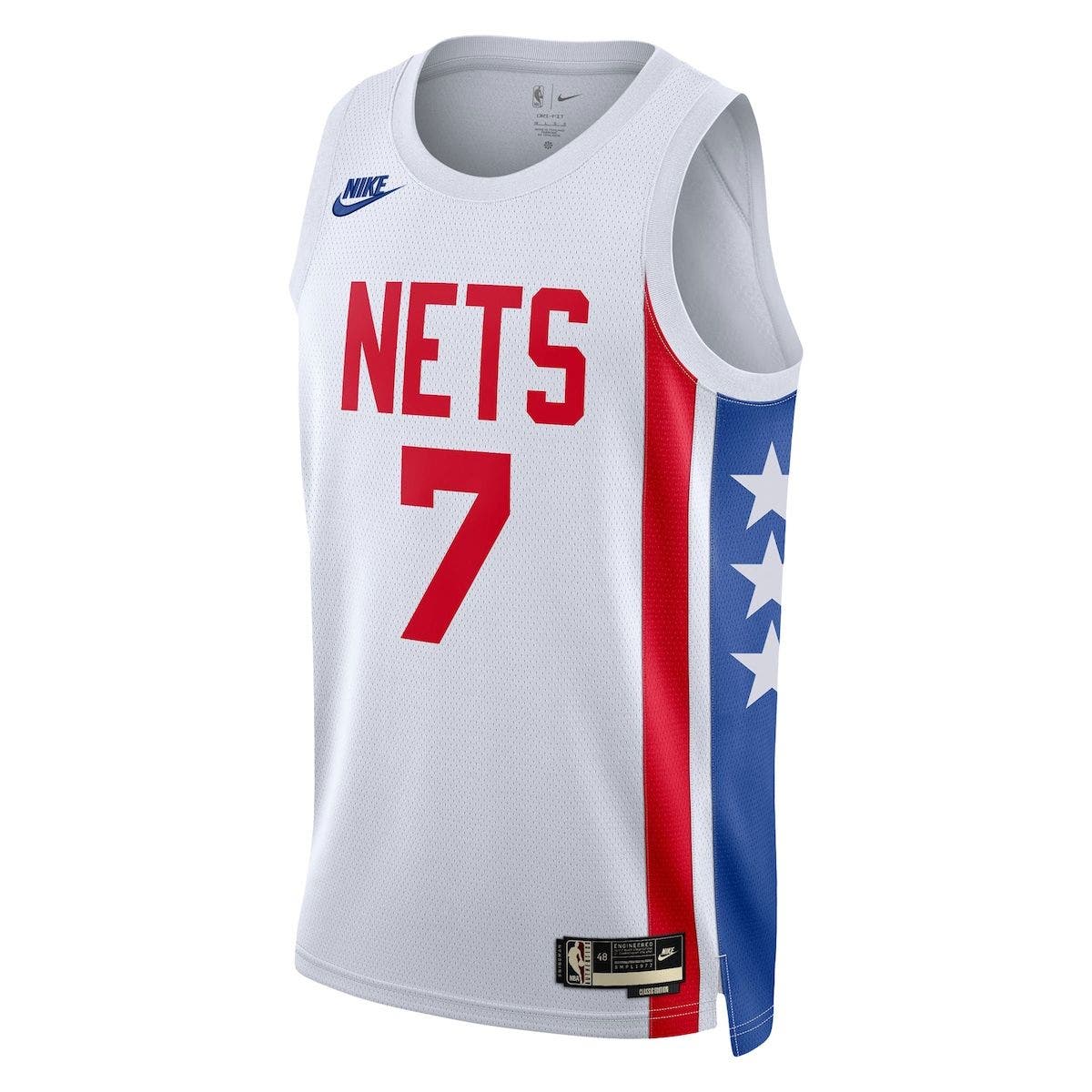 kd blue nets jersey