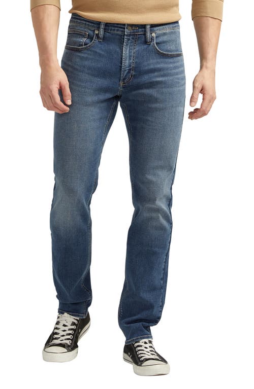 Shop Silver Jeans Co. Konrad Slim Straight Leg Jeans In Indigo