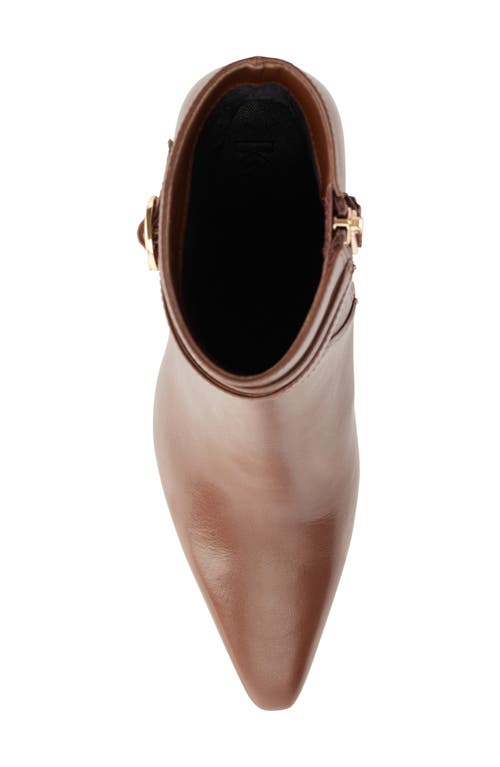 Karl Lagerfeld Paris Karly Bootie In Cognac