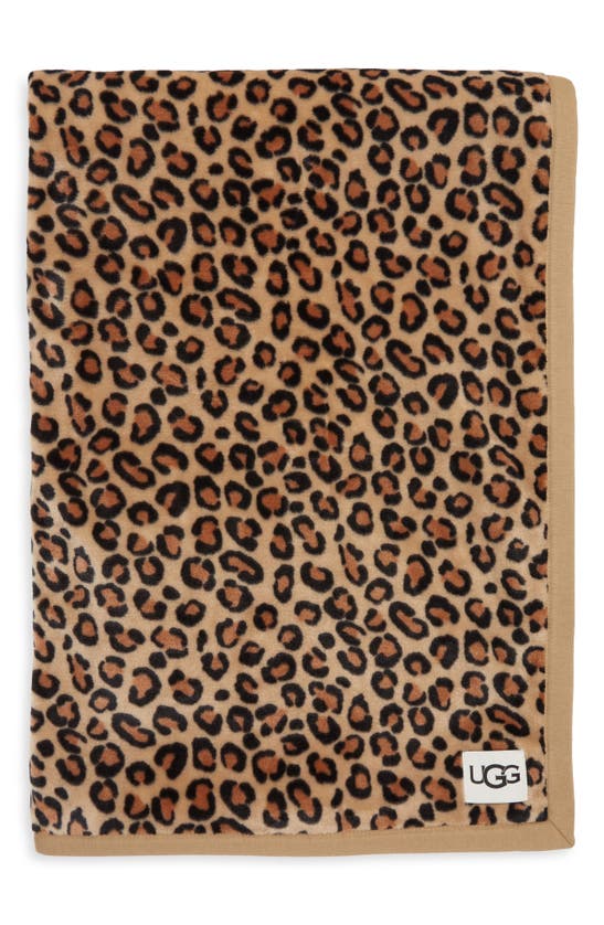 Ugg Duffield Ii Throw Blanket In Natural Spotty