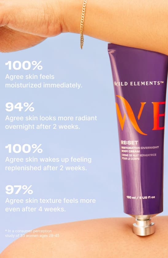 Shop Wild Elements Re:set Restorative Overnight Body Cream