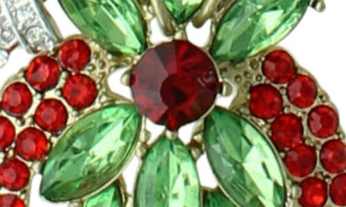 Olivia Welles Mistletoe Time Necklace In Gold/multi