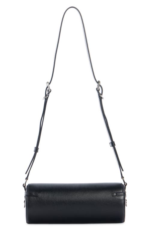 Shop Givenchy Voyou Roller Leather Crossbody Bag In Black